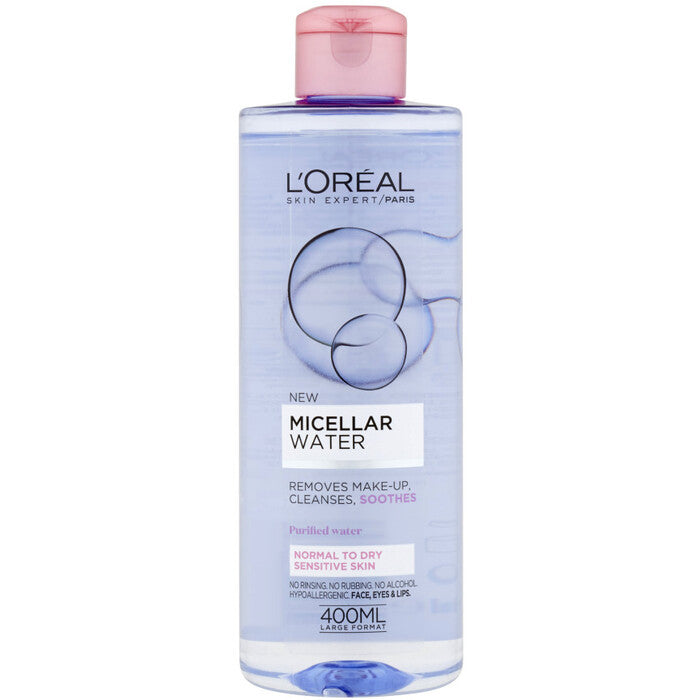 „L'Oréal“ micelinis viruo (normaliai ir sausai odai)