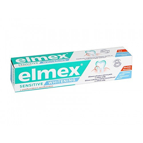 Elmex Sensitiv e Whitening 75 ml dantų balinimas