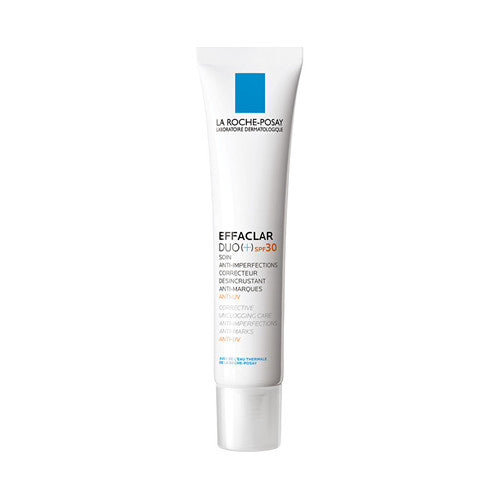 „La Roche-Posay Effaclar DUO +“ korekcinė ir užkimšimo apsauganti priemonė nuo netobulumo SPF 30