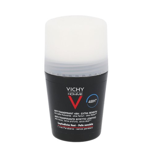 Vichy dezodorantas jautriai odai 48H Homme Deo roll-on (Anti-Transpirant Extra Sensitive) 50 ml