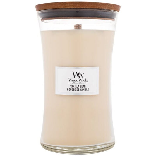 WoodWick Vanilės pupelių vaza (vanilės ankštis) - kvapni žvakė
