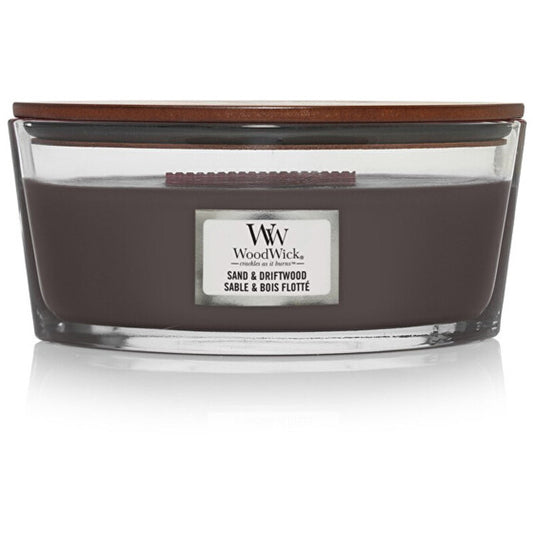 „WoodWick Sir & Driftwood Ship“ (smėlio ir dreifuojančios medienos) kvapioji žvakė