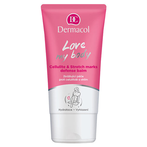 Dermacol grožio priemonė nuo celiulito ir strijų Love My Body (Cellulit & Stretch Mark with Defense Balm) 150 ml