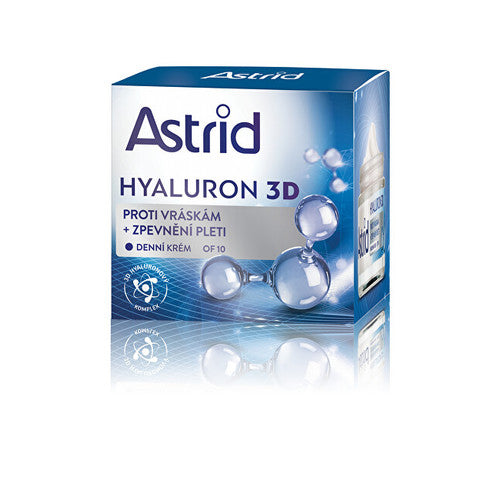 Astrid Hyaluron 3D OF 10 – Stangrinamasis dieninis kremas nuo raukšlių