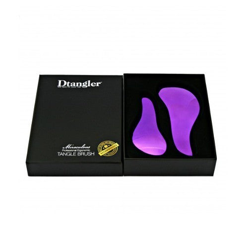 Dtangler Miraculous Purple Set - Dovanų rinkinys plaukų šepečiams