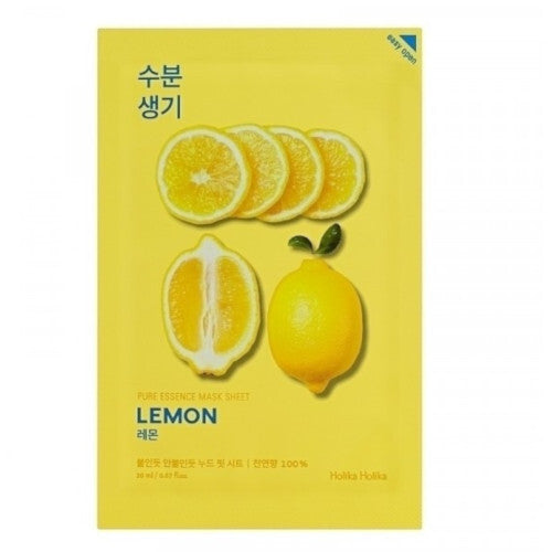 Holika Holika Lemon Pure Essence Mask Sheet - tonizuojanti audinio kaukė