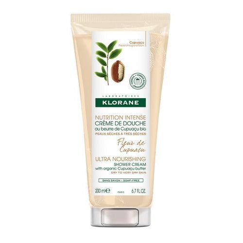 „Klorane Ultra Nourishing Shower Cream“ – intensyviai maitinamasis dušo kremas su kupuakmedžio žiedais.