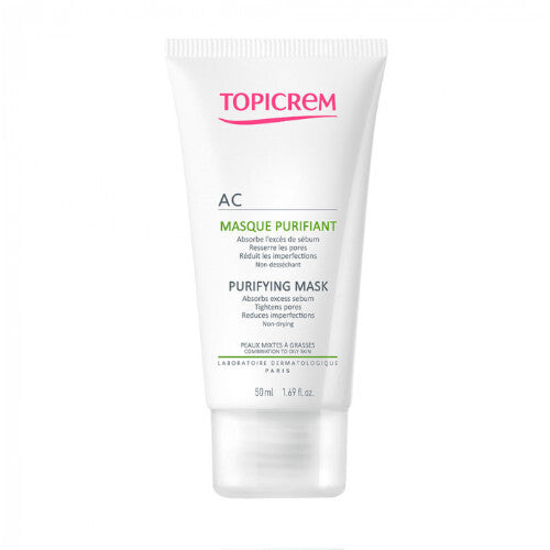 Topicrem AC Purifying Mask (riebiai ir mišriai odai) – valomoji kaukė