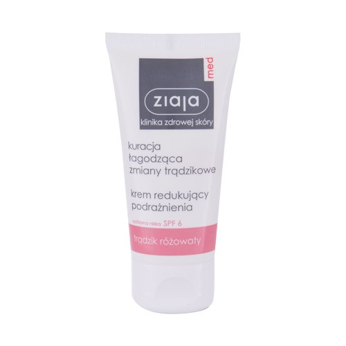 „Ziaja Med Acne Treatment Raminantis SPF6 Dieninis kremas probleminei odai
