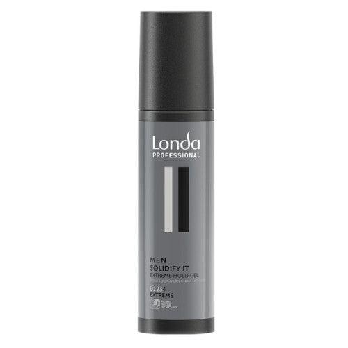 Londa Professional Men Solidify It Extreme Hold Gel - formavimo gelis plaukams su itin stipria fiksacija