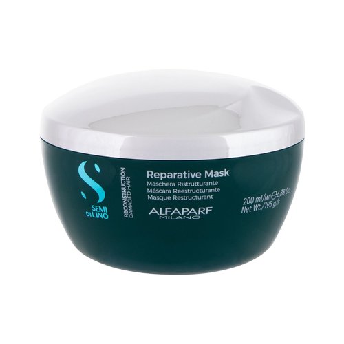Alfaparf Milano Semi Di Lino Reparative Mask - Regeneruojanti plaukų kaukė pažeistiems plaukams