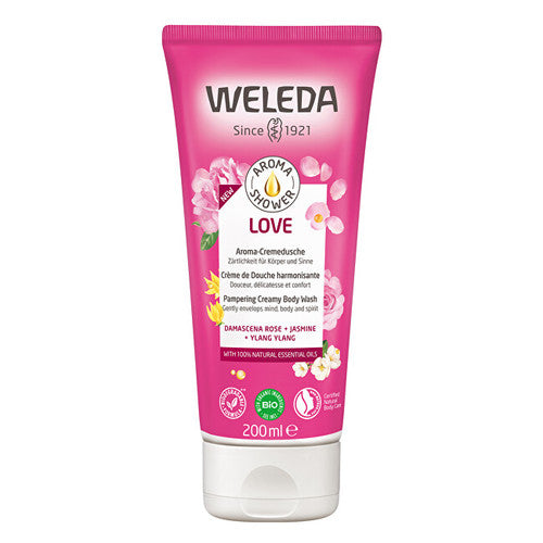 Weleda Aroma Shower Love Pampering Creamy Body Wash - Pampering dušo kremas