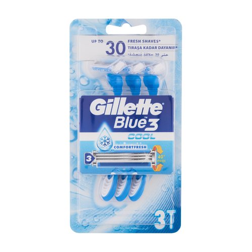 „Gillette Blue3 Cool“ – vienkartiniai vyriški skustuvai
