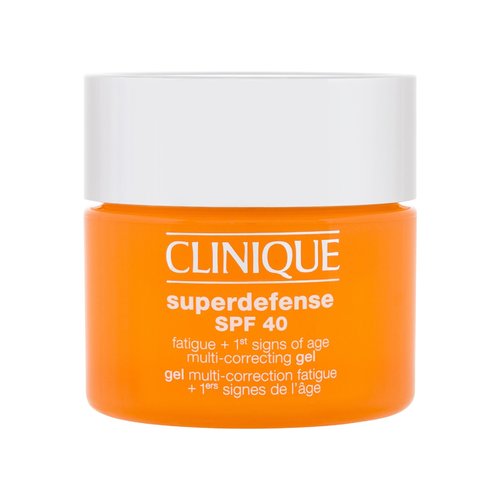 „Clinique Superdefense Multi-Correcting SPF40“ gaivinantis gelinis kremas