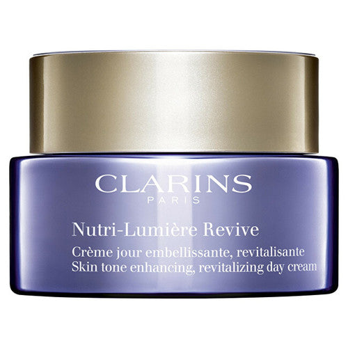 „Clarins Nutri-Lumiére Revive“ gaivinamasis dieninis kremas briržiai odai
