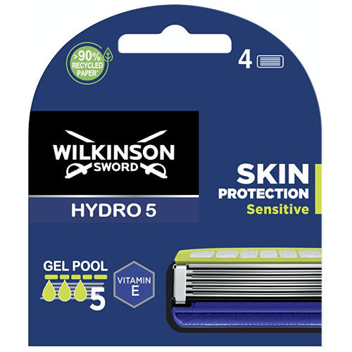 Wilkinson Sword Hydro 5 Skin Protection Sensitive skustuvai, 4 vnt.