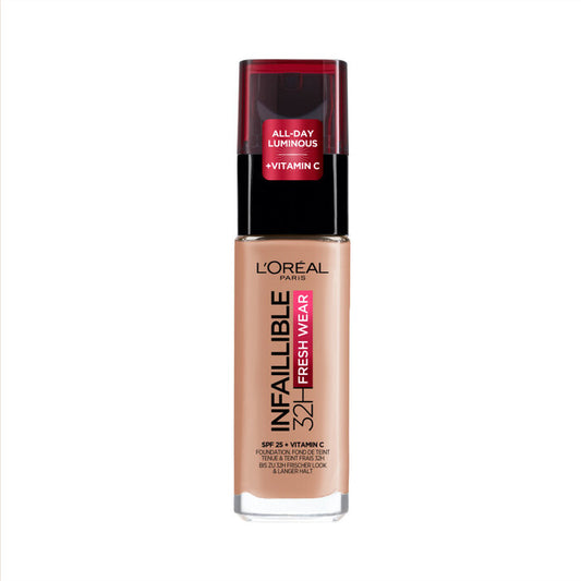 „L'Oréal Infallible 32H Fresh Wear“ makiažo pagrindas su SPF25, 30 ml