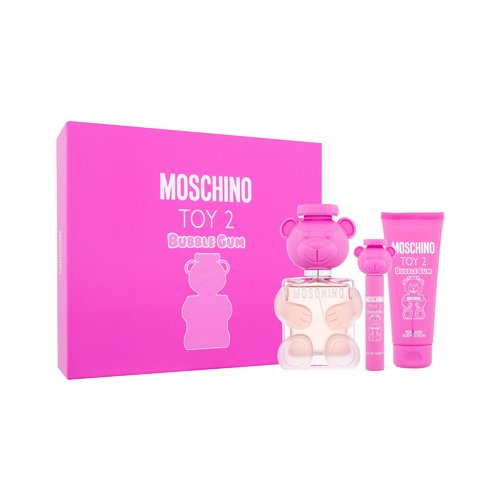 Moschino Žaislas 2 Bubble Gum dovanų rinkinys EDT 100ml, mini EDT 10ml ir kūno losjonas 100ml