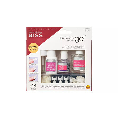 Kiss My Face Brush-On Gel Nail Kit