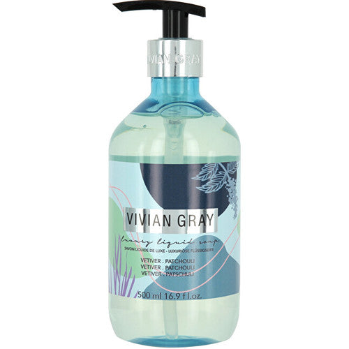 Vivian Grey Vetiver & Patchouli Liquid Muilas – skystas muilas