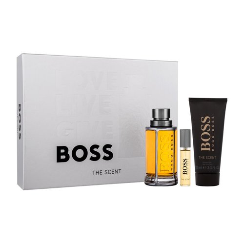 Hugo Boss The Scent dovanų rinkinys EDT 100 ml, mini EDT 10 ml ir dušo gelis 100 ml