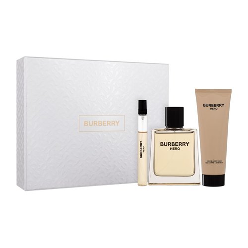 Burberry Hero dovanų rinkinys EDT 100 ml, dušo gelis 75 ml ir mini EDT 10 ml