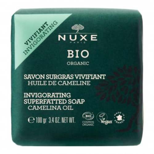 Nuxe Bio Organic gaivinantis superriebus muilas Camelina aliejus