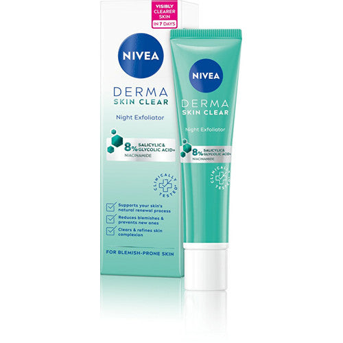 „Nivea Derma Skin Clear“ naktinis šveitiklis