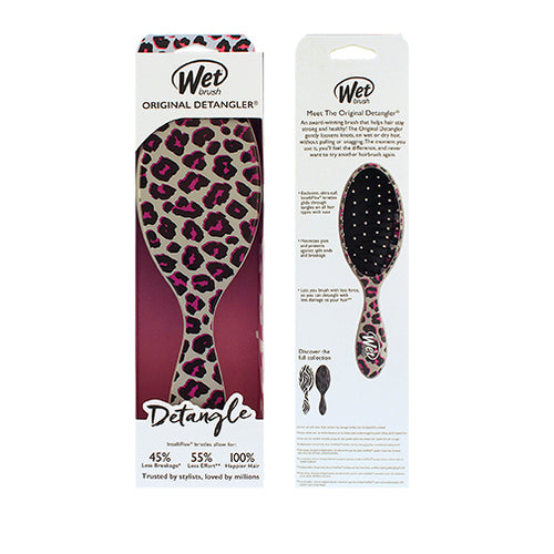 Wet Brush Original Detangler Safari Pink Leopard
