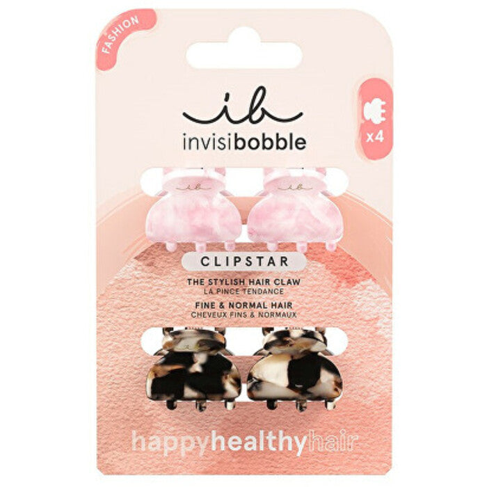 Invisibobble Clipstar Petit Four (4 vnt) – plaukų segtukas