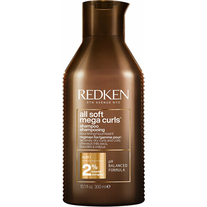 Redken All Soft Mega Curls šampūnas (sausiems garbanotiems ir banguotiems plaukams)