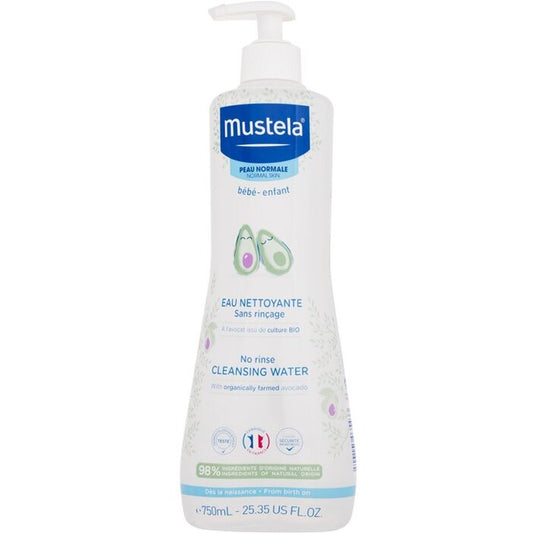 „Mustela Bébé Cleansing Water No Rinse“ – gaivinantis valomasis vanduo vaikams