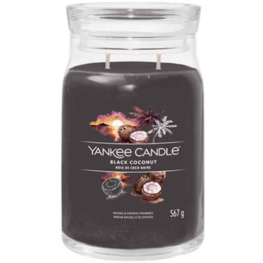 Yankee Cirle Black Coconut Signature žvakė (juodas kokosas)