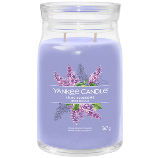 Yankee Candle „Lilac Blossoms“ firminė žvakė (alyviniai žiedai)