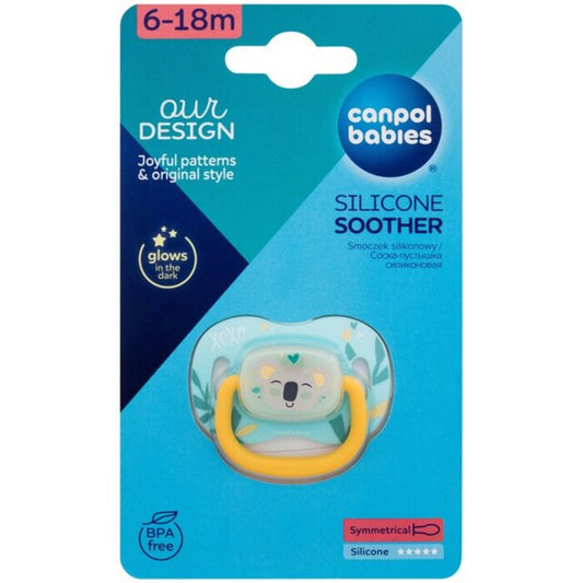 Canpol Babies silikoninis čiulptukas su egzotiškais gyvūnais, koala
