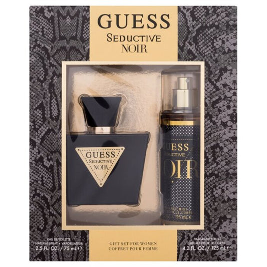 Guess Seductive Noir Dovanų Rinkinys EDT 75 ml ir body spray 125 ml