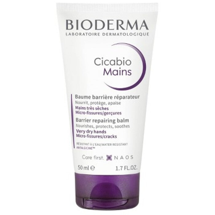 Bioderma Cicabio Mains atkuriamasis pažeistų rankų balzamas