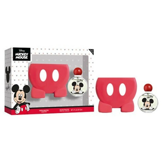 FRAGRANCES FOR CHILDREN Mickey Mouse EDT 50ml dovanų rinkinys ir Aksesuarų Laikiklis