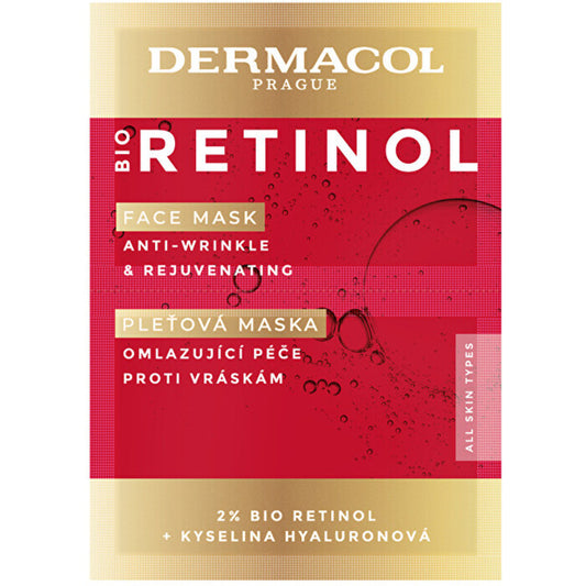 Dermacol Bio retinolio veido kaukė (2 x 8 ml)
