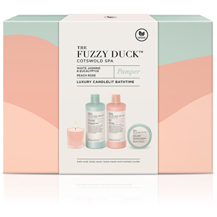 Baylis & Harding The Fuzzy Duck Prabangi vonia žvakių šviesoje (jazminų ir eukaliptų, rožių ir persikų)