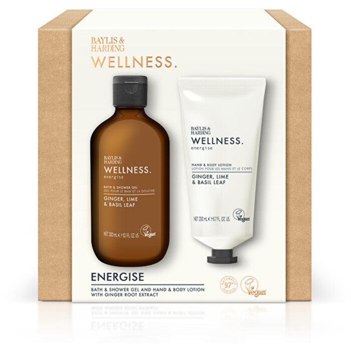 „Baylis & Harding Wellness Energise“ dovanų rinkinys (imbieras, citrina ir bazilikas)