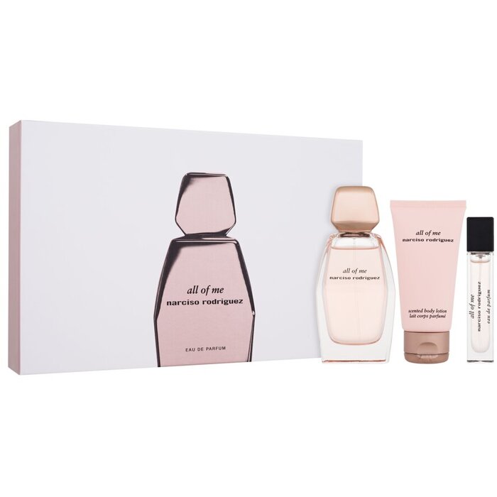 Narciso Rodriguez All Of Me dovanų rinkinys EDP 90 ml, mini EDP 10 ml ir kūno losjonas 50 ml