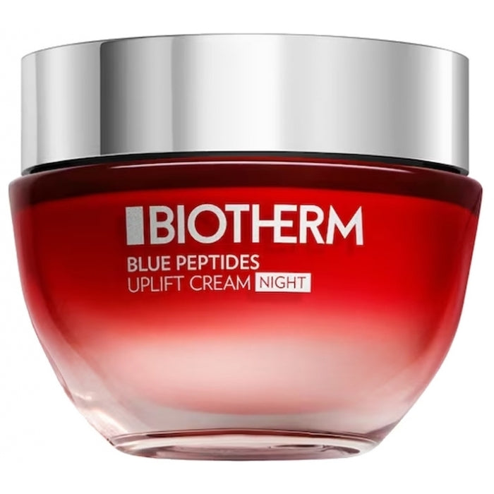 BIOTHERM Blue Peptides Uplift Cream Night - stangrinantis naktinis kremas su senėjimą stabdančiu poveikiu.