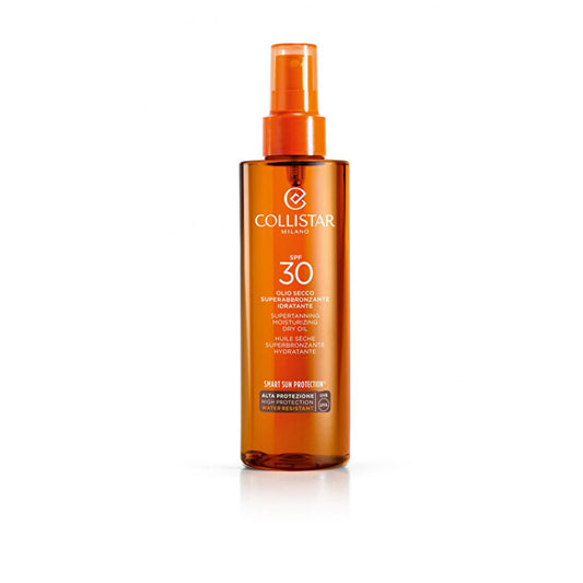 Collistar Supertanning drėkinamasis sausas aliejus SPF 30
