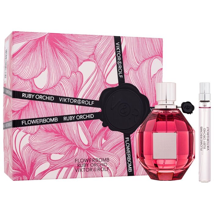 Viktor & Rolf Flowerbomb Ruby Orchid dovanų rinkinys EDP 100 ml ir mini EDP 10 ml