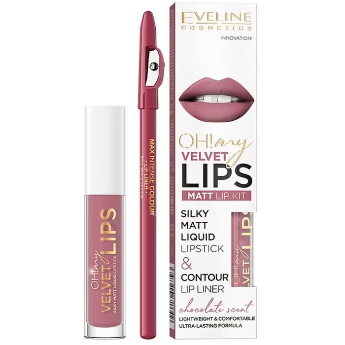 Eveline Cosmetics OH! My Velvet Lips Matt Lip Kit 4,5 ml
