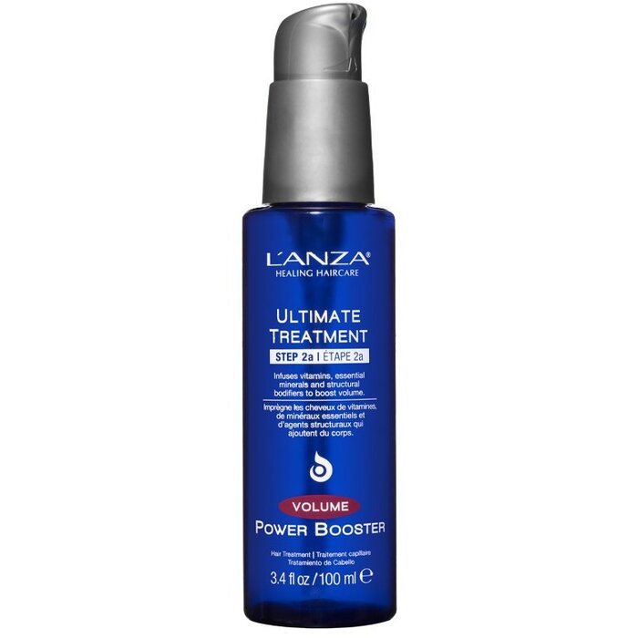 L'ANZA Ultimate Treatment Step 2a Volume Power Boost – plaukų priežiūros priemonė ploniems plaukams be apimties