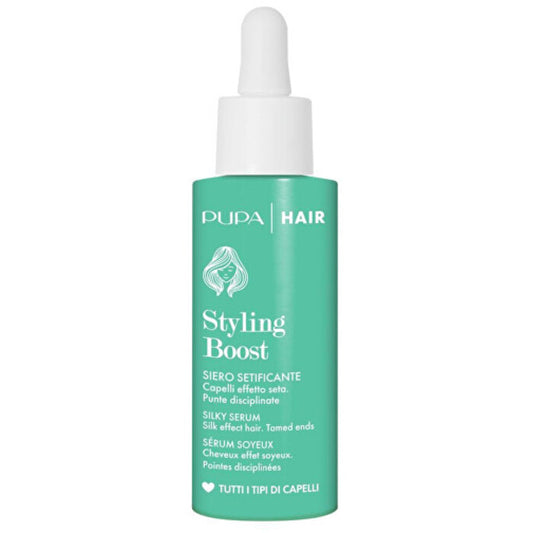 „Pupa Styling Boost Silky Serum“ serumas – išsišakojusių plaukų galiukų serumas