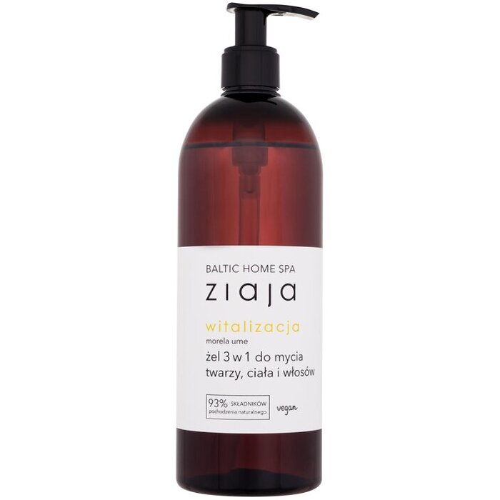 Ziaja Baltic Home Spa Vitality dušo želė ir šampūnas 3 viename dušo želė