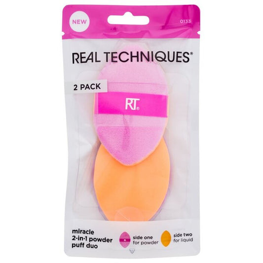„Real Techniques Miracle 2-in-1“ pudros kempinėlės duetas – aplikatorius